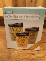 NEW 3 in 1 Pantry Storage Containers