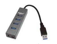 在飛比找Yahoo!奇摩拍賣優惠-fujiei 力祥 AJ1072 4埠 USB3.0 HUB