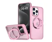 027 Mobile Phone Case Rotating Bracket Mobile Phone Case for iPhone15