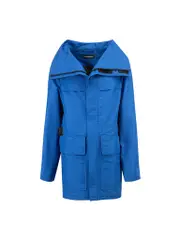 Blue Incognito Shoulder Logo Belt Detail Parka