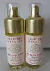 2 Crabtree & Evelyn Rose Scented Body Oil 4 oz each with Pump