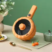 Electric Hot Pot 2L Mini Portable Electric Pan Non-Stick Multi-Cooker w/Spatula