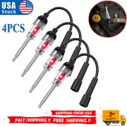 4pcs In-Line Spark Plug 6-12V Pick Up Coil Tester Ignition Coil Diagnostic Tool