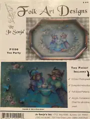 Tole Painting Pattern Packet: Tea Party by Jo Sonja Jansen