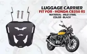 Fit For Honda CB "350 RS Black Mild Steel Luggage Carrier"