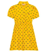 [The Animals Observatory] The Animals Observatory Pigeon floral dress Y 8 yellow