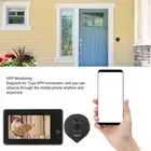 Digital Door Camera 4.3in LCD Monitor Motion Detection Night Vis-ion Waterpr Fit