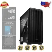 S-Series Gaming PC Case with Mesh Front & USB Ports - Optimized Airflow Design