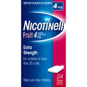 Nicotinell Gum Fruit 4mg 24 Pack