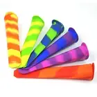 Easy Freezing Fill Cap and Freeze with Silicone Ice Cream Pole For mold