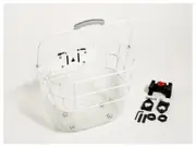 Go Easy White Front Bicycle Basket