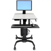Ergotron 24-215-085 WORKFIT-C SINGLE LD SIT-STAND WORKSTATION