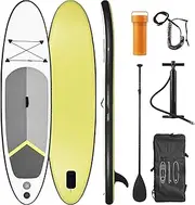 Paddleboard Deck Bag Inflatable Stand up Paddle Board Sup Surfboard Water Sport Kayak Surf Set with Paddle Board Tail Fin Foot Rope Inflator and Bag Sup Accessories