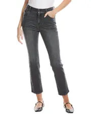 Lafayette 148 New York High-Rise Straight Ankle Cut Jean
