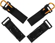 KAILIKETIY 4Pcs Stroller Hooks for Shopping Bags Diaper Bags Non Slip Design Strap Lightweight Portable for Prams Grocery Carts Enhance Stroller Functionality
