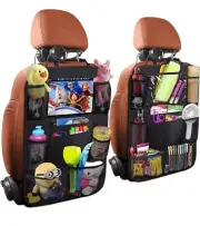 Tuoro Backseat Car Organizer Kick Mats, Car Seat Back Protectors with Clear