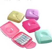 Tampons Storage Box, Tampons Storage Case Women Sanitary Tampons Case Holder First Period Bag Ramdom Color, Mini Tampons Case