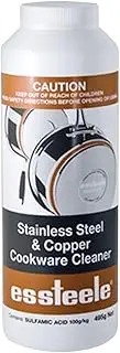 Essteele Per Vita 495g Stainless Steel Cookware Surface Cleaner, Dishwashing Powder, Dishwasher Safe, Finish Powder, Silver