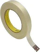 Scotch Filament Strapping Tape (897): 1/2 in. x 60 yds. (Clear)