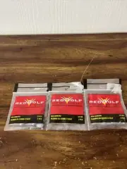 3 Packs Red Wolf Work Weight egg SINKERS