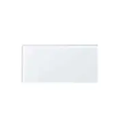 WS Tiles 8 Sq Ft White 3" x 6" Glass Peel & Stick Kitchen Backsplash Wall Tile