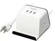 Rosewill RHSP-19001 Desktop Power Strip Surge Protector Charging Station, 3 Smar