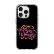 iPhone 16 Pro Clear Case MagSafe Compatible Art Is Therapy