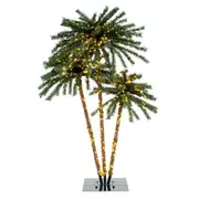 Costway Christmas Coconut Trees 930 LED Lights Xmas Decoration Holiday Party Gift