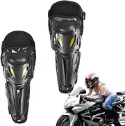 Shin Guards - Adjustable Motorcycle Leg Brace | Lightweight Shin Protection, Reusable Racing Gear for Outdoor Activities, Adventure