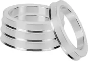 4pcs Wheel Hub Rings Hub Centric Rings 72.6-54.1 Aluminum Alloy Adapter for Car Decorations Exterior Aesthetic