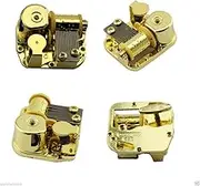 YouTang(TM) 18 Note Windup Gold Plating Clockwork Mechanism DIY Music Box Movement,Tune:Edelweiss