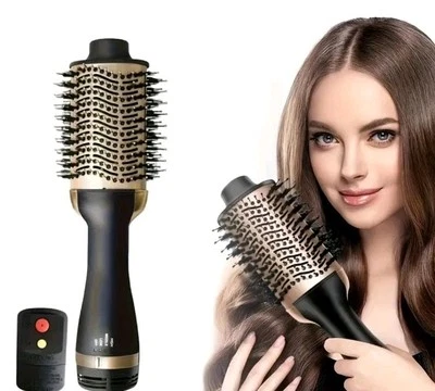 Electric Hair Dryer Brush, 3 In 1 Styling Tool Blow Dry Heating Curling Brush