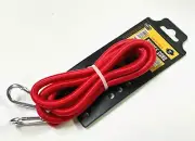 60" Indust Bungey Cord, Metal D Rings At Both Ends Industrial bungee RED