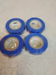 Lot Of 4 3M Scotch 35 30-0747 Blue Vinyl Electrical Tape