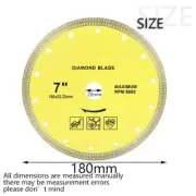 180mm Diamond Saw Blade Wood Cutting Disk Wood Saw Disc Cutter Angle grinder