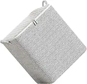 Large Capacity Storage Bag for Blankets Foldable Linen Bag Zipper Closet Clothes Organizer Bedroom Storage (150l)
