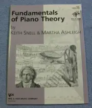Piano Book Keith Snell Fundamentals Of Piano Theory Level 1 New