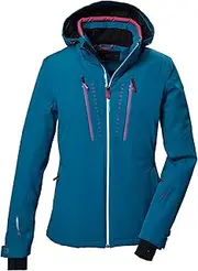 [killtec] Women's Ksw 41 Wmn Ski Jacket/Functional Jacket with Zip-Off Hood, Snow Guard and Underarm Ventilation