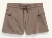 Old Navy- High-Waisted StretchTech Zip-Pocket Performance Shorts- XL(14-16)- NWT