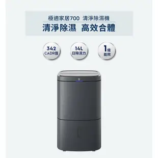 Electrolux 伊萊克斯 EDH14TRBD2 14L 清淨除濕機 曜岩灰