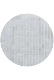Rug Culture Textured Kids Washable Round Rug Grey Bubble BUB-SILVER-200X200