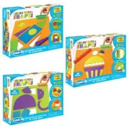 3+ Kids activity learning knowledge set shapes vehicles food animals set Fun