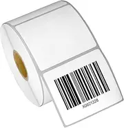 2.25" x 2" Direct Thermal Label - Compatible with Rollo Label Printer & Zebra Desktop Printers – 1” Core, UPC Barcode Shipping Postage SKU Labels - Adhesive & Perforated - 4 Rolls, 700/Roll