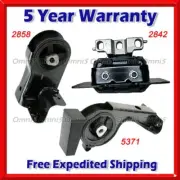 N544 Fits 1998-2000 Cirrus/ Stratus/ Breeze 2.0L F &Rear Motor & Trans Mount 3PC