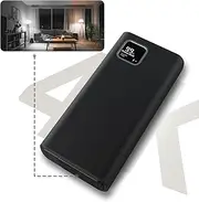 Spy Camera 4K Hidden Camera: w. Ultra HD Night Vision, NeuVex Mini Camera w. Motion Detection and 64GB SD Card 36 hrs Recording,10000 mAh UL Certified Powerbank Nanny Cam (4K Pro Night Vision)