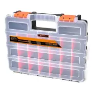 4 X Tactix 310mm 22 Compartment Organiser Storage Box