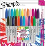 Sharpie 1949557 Fine Colour Burst Permanent Marker (Pack of 24)