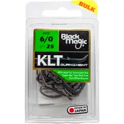 Black Magic KLT Teflon Coated Fishing Hook Value Pack #6/0