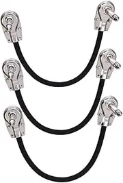 EPIGEIST 3Pcs Electric Guitar Effector Patch Cables Durable Guitar Instrument Connector for Stable Music Performance Lightweight Reliable Audio Cable for Electric