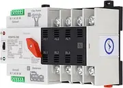 MUNEFE Dual Power Automatic Transfer Switch, Dual Power Generator Changeover Switch for Metallurgy 400V AC (32A)